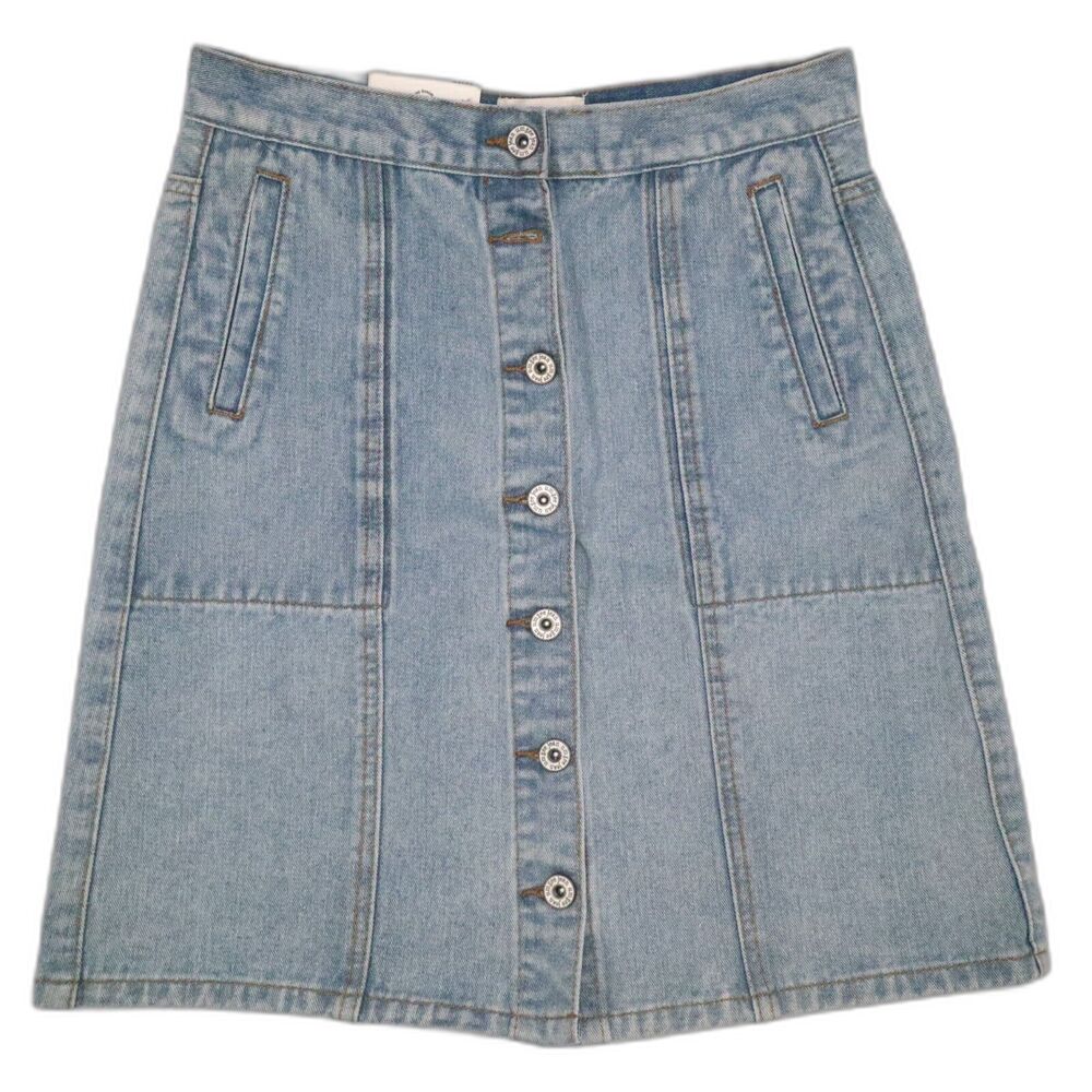 Umgee Denim Blue Jean Skirt NEW Size Small (Missing a button)